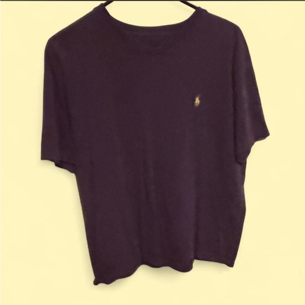 Polo by Ralph Lauren Deep Purple Crewneck Tee